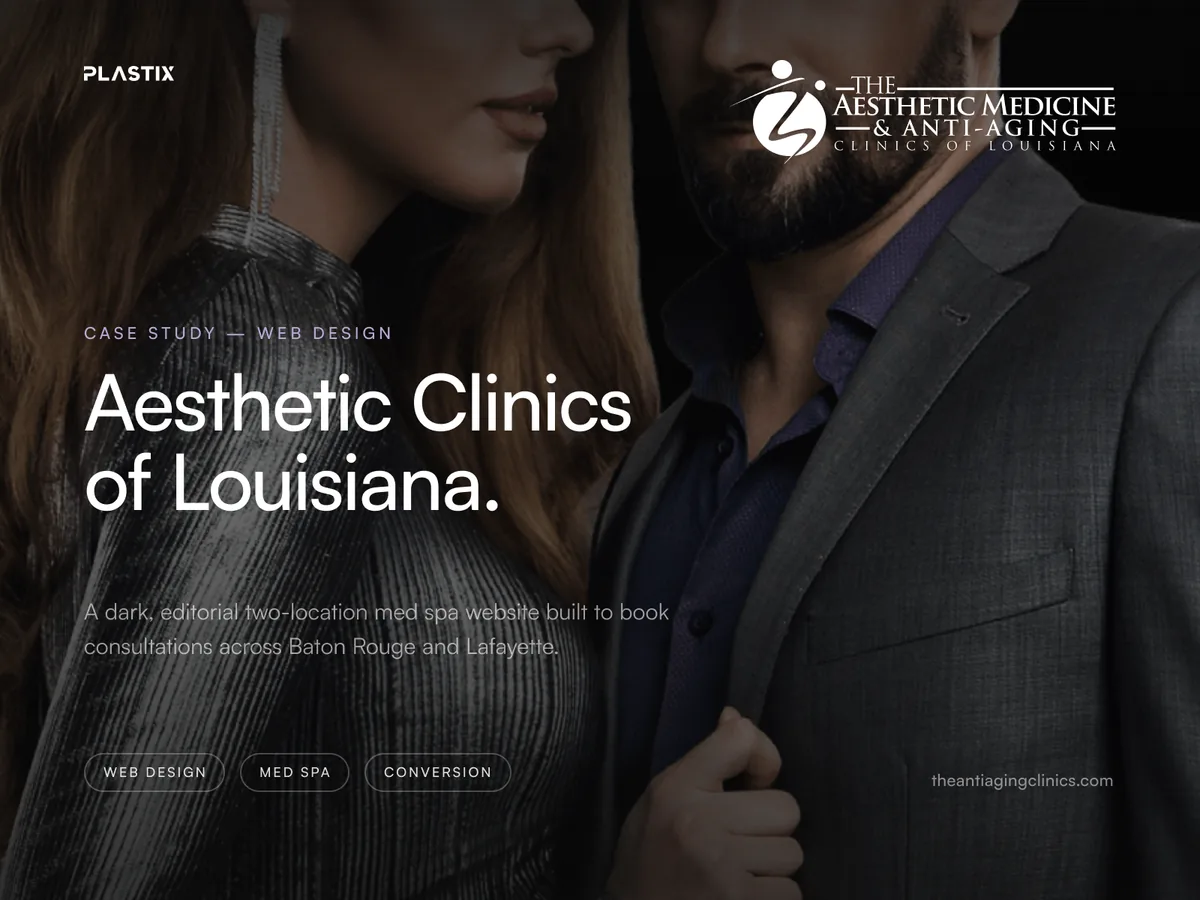 Aesthetic Clinics of Louisiana — Med Spa Website Design