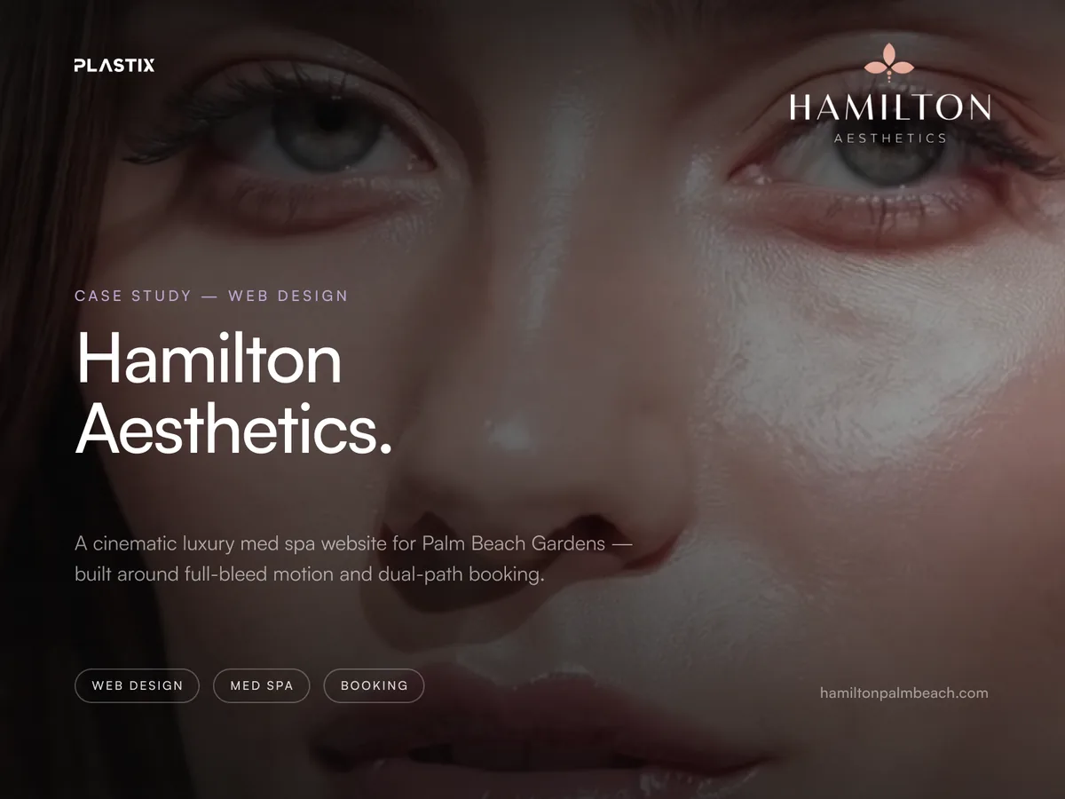 Hamilton Aesthetics — Med Spa Website Design