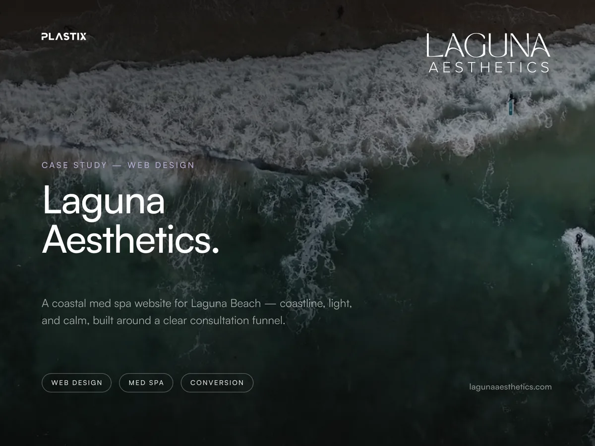 Laguna Aesthetics — Med Spa Website Design