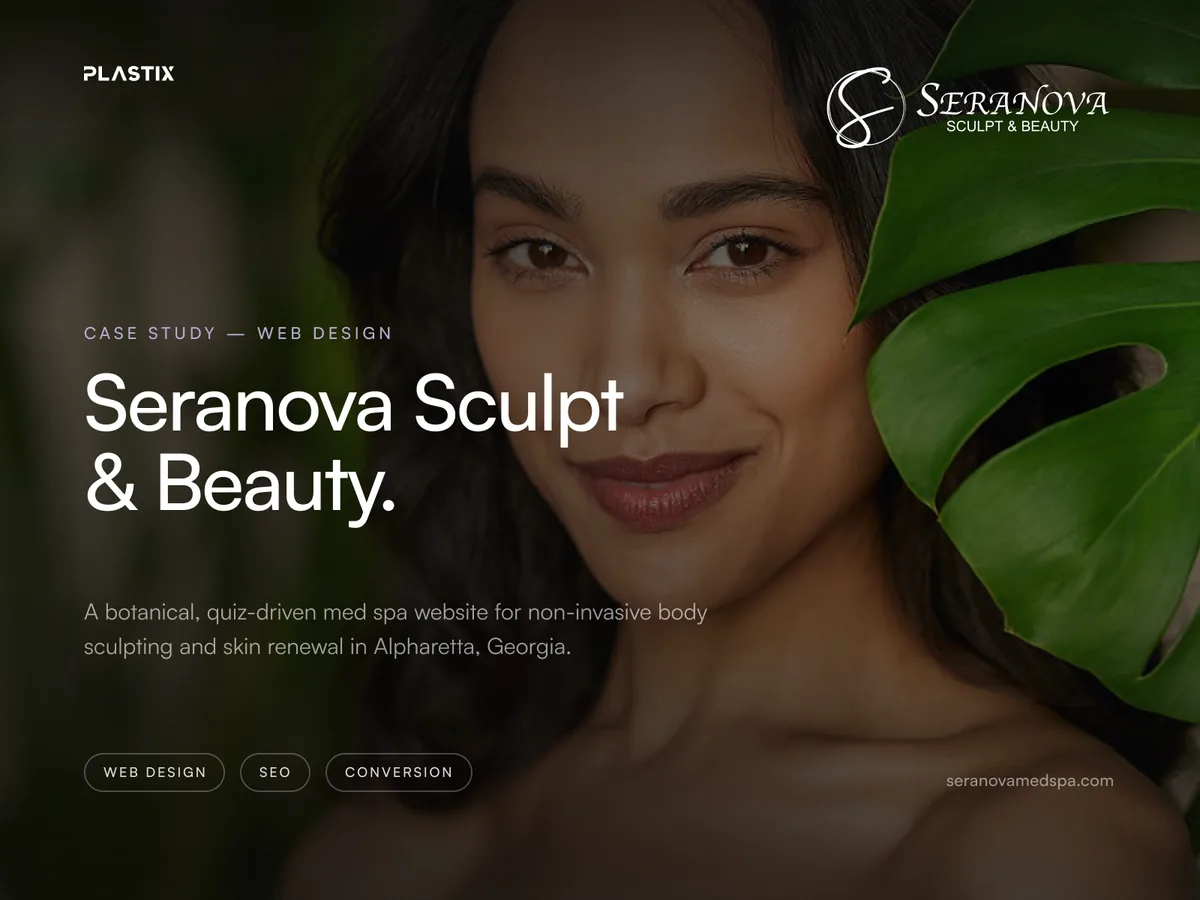 Seranova Sculpt & Beauty — Med Spa Website Design