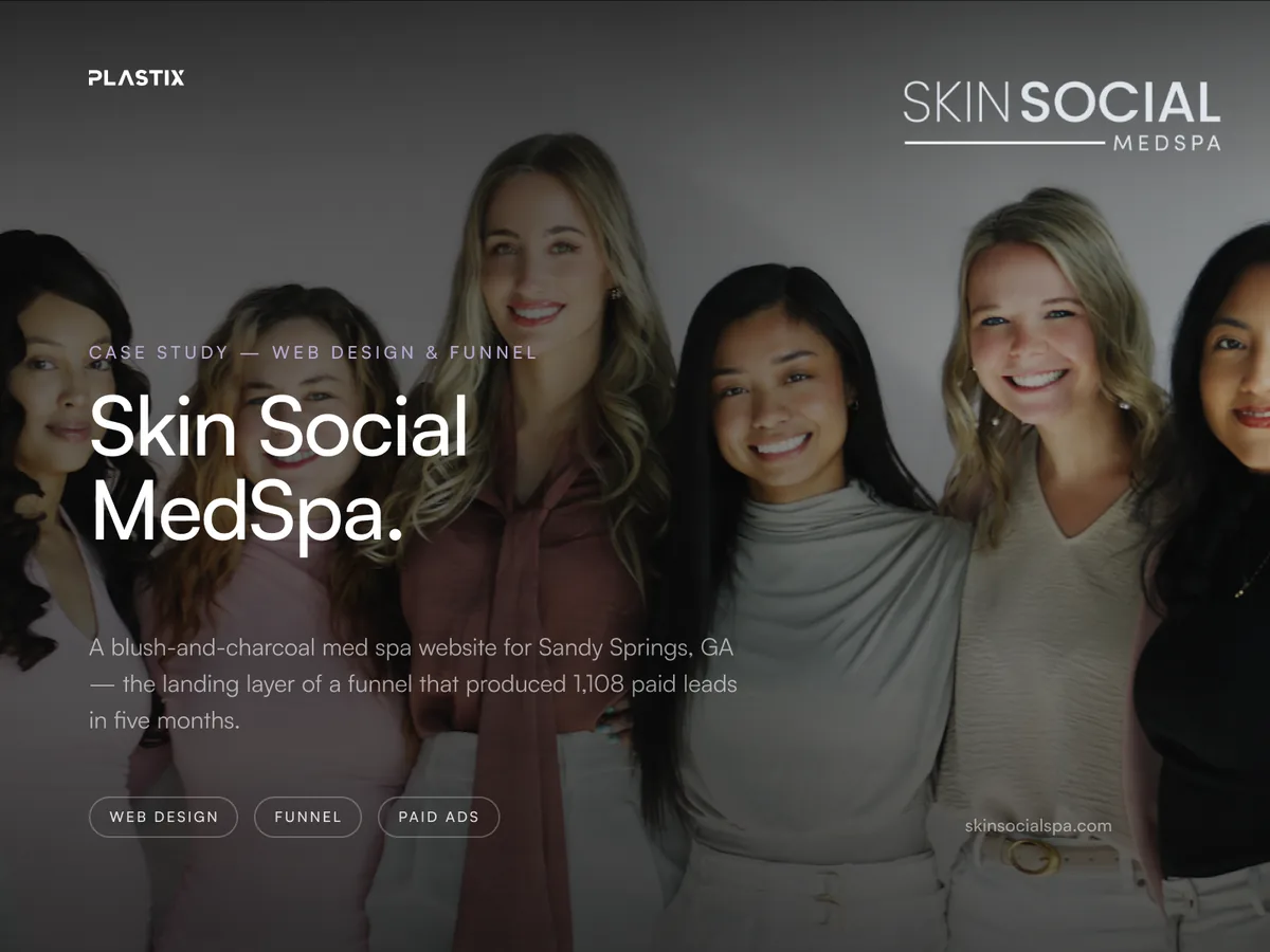 Skin Social — Med Spa Website Design