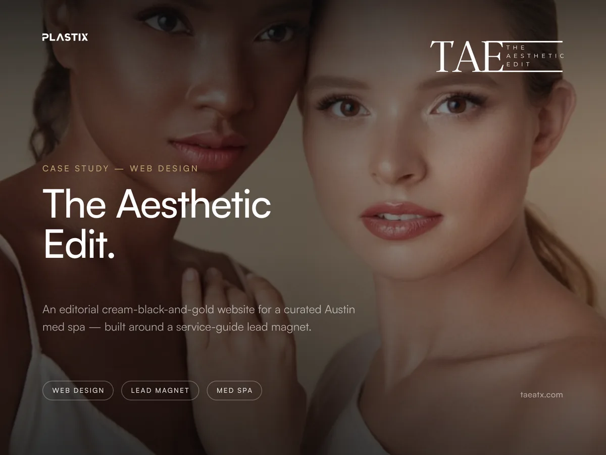The Aesthetic Edit — Med Spa Website Design