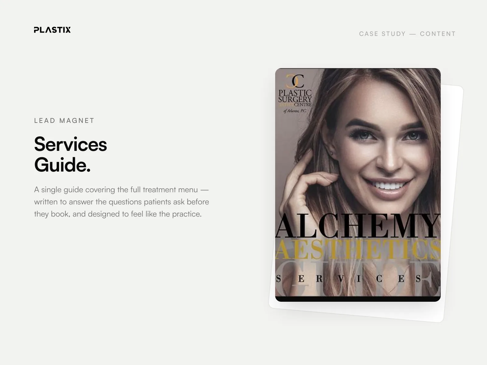 Alchemy Aesthetics — eBook — Services Guide