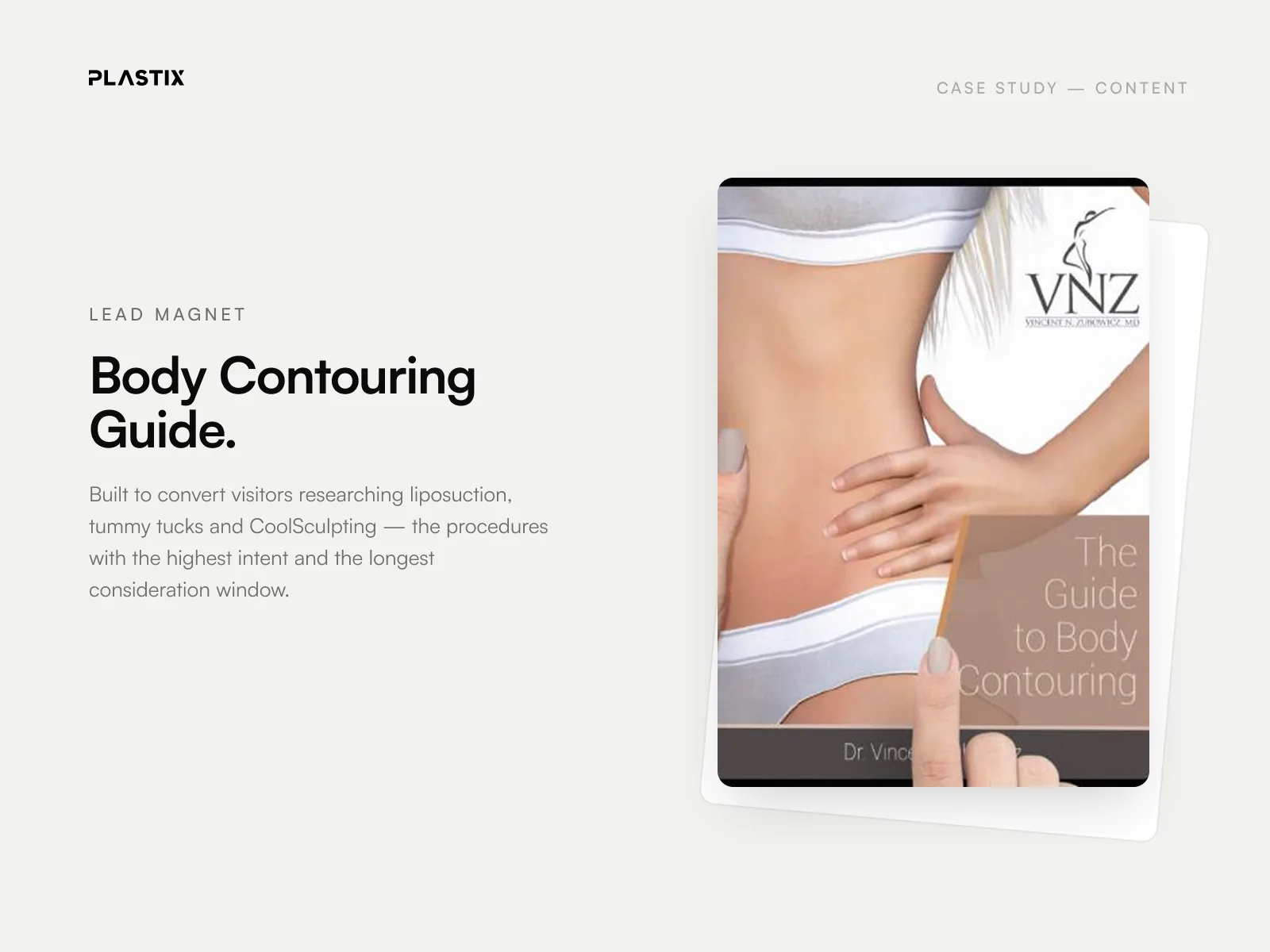 Zubowicz Plastic Surgery — eBook — Body Contouring Guide