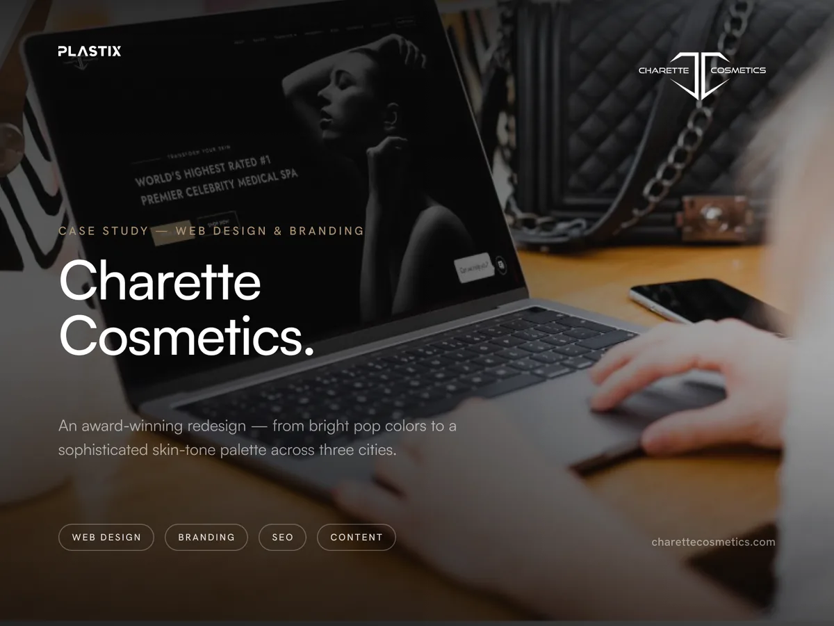 Charette Cosmetics Med Spa Website