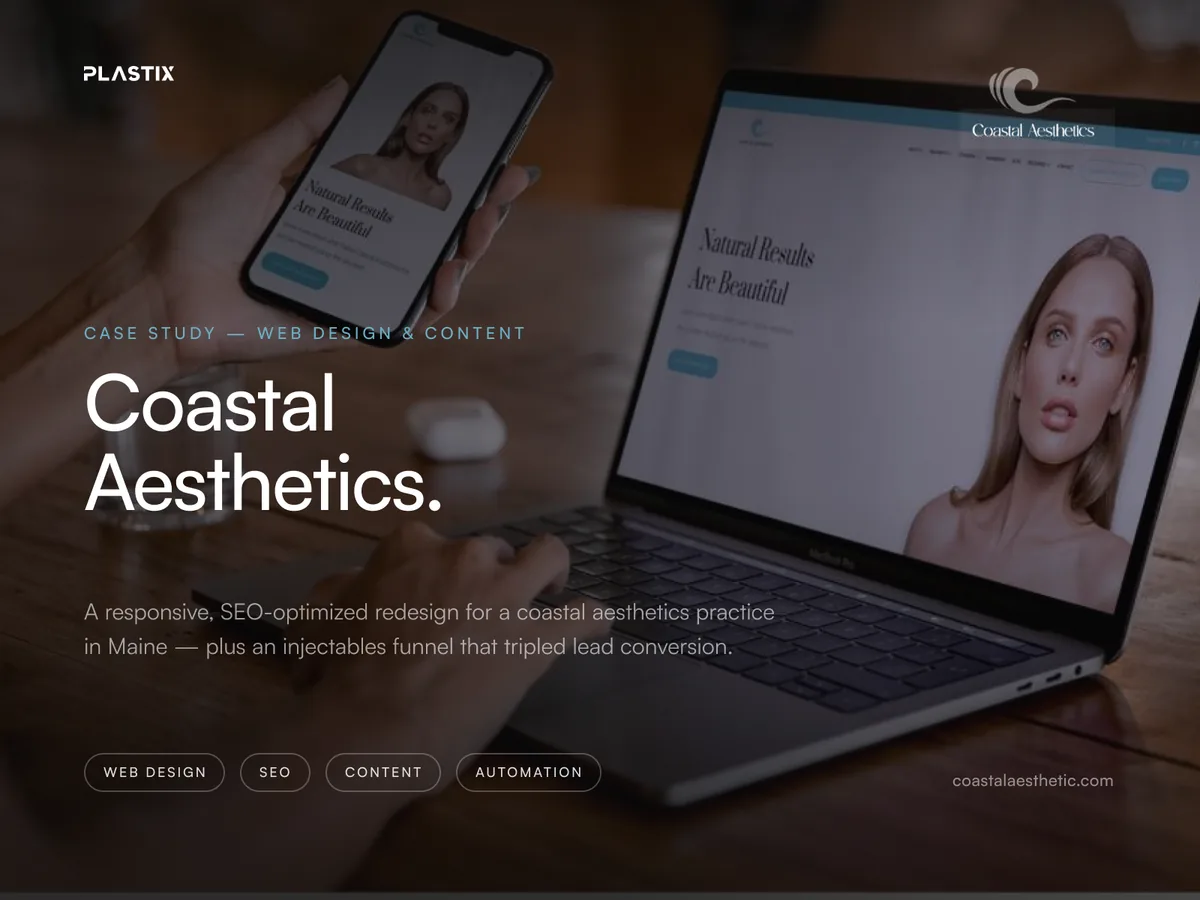 Coastal Aesthetics Website Design